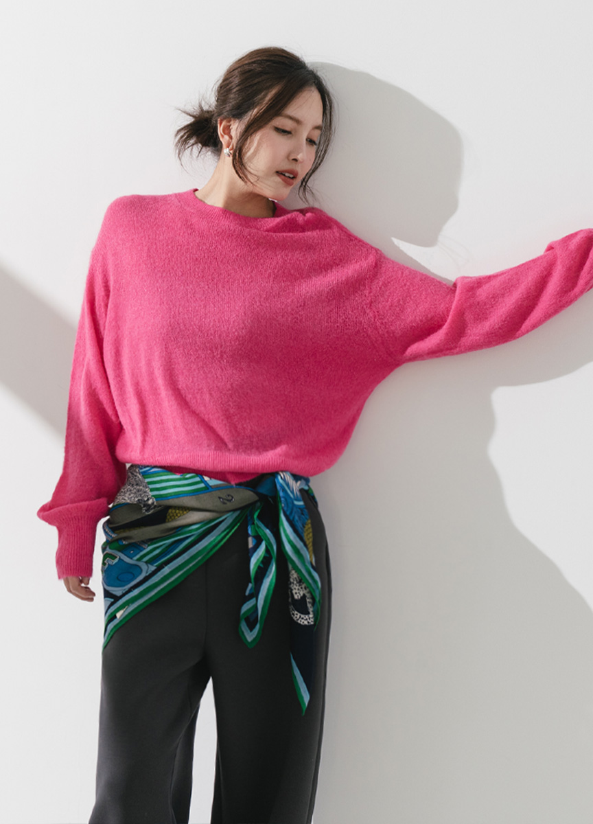 建築與蛇方巾 藍綠色